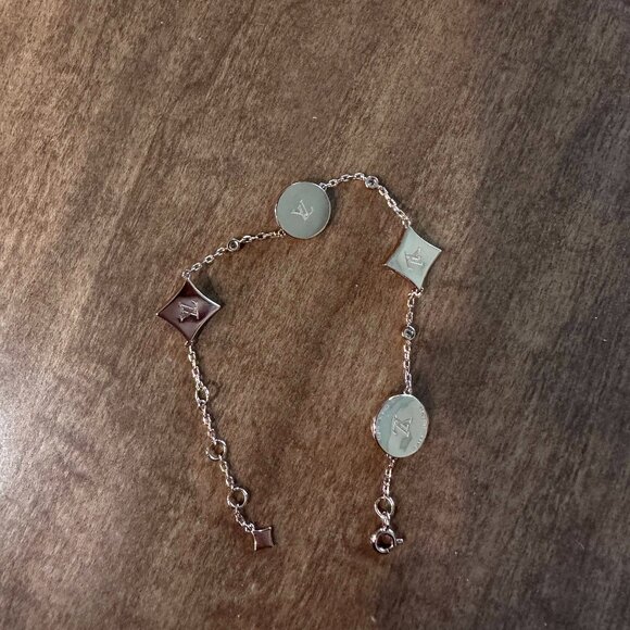 🔥 Luxurious Louis Vuitton Idylle Blossom Multi-Motif Diamond Bracelet in Pink G - Picture 1 of 6